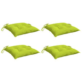 Blazine za stol vidaxl 4 pcs 40x40x7 cm Oxford tkanina prozorna zelena