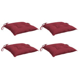 Vidaxl Palettenkissen 4 ST 50x50x7 cm Oxford Stoff Wein rot