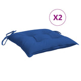 Vidaxl palletkussens 2 st 50x50x7 cm oxford stof blauw