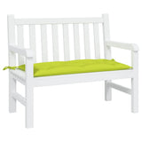 Vidaxl tuinbankkussen 100x50x7 cm oxford stof heldergroen