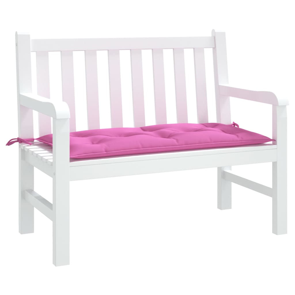 Vidaxl Garden Bench Poduszka 100x50x7 cm Oxford Tkanina Pink