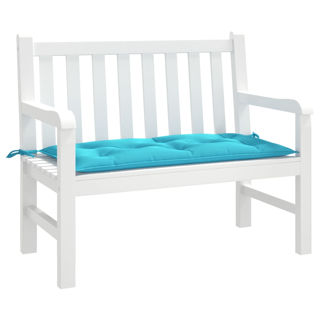 Vidaxl Garden Bench Kissen 100x50x7 cm Oxford Stoff Türkis