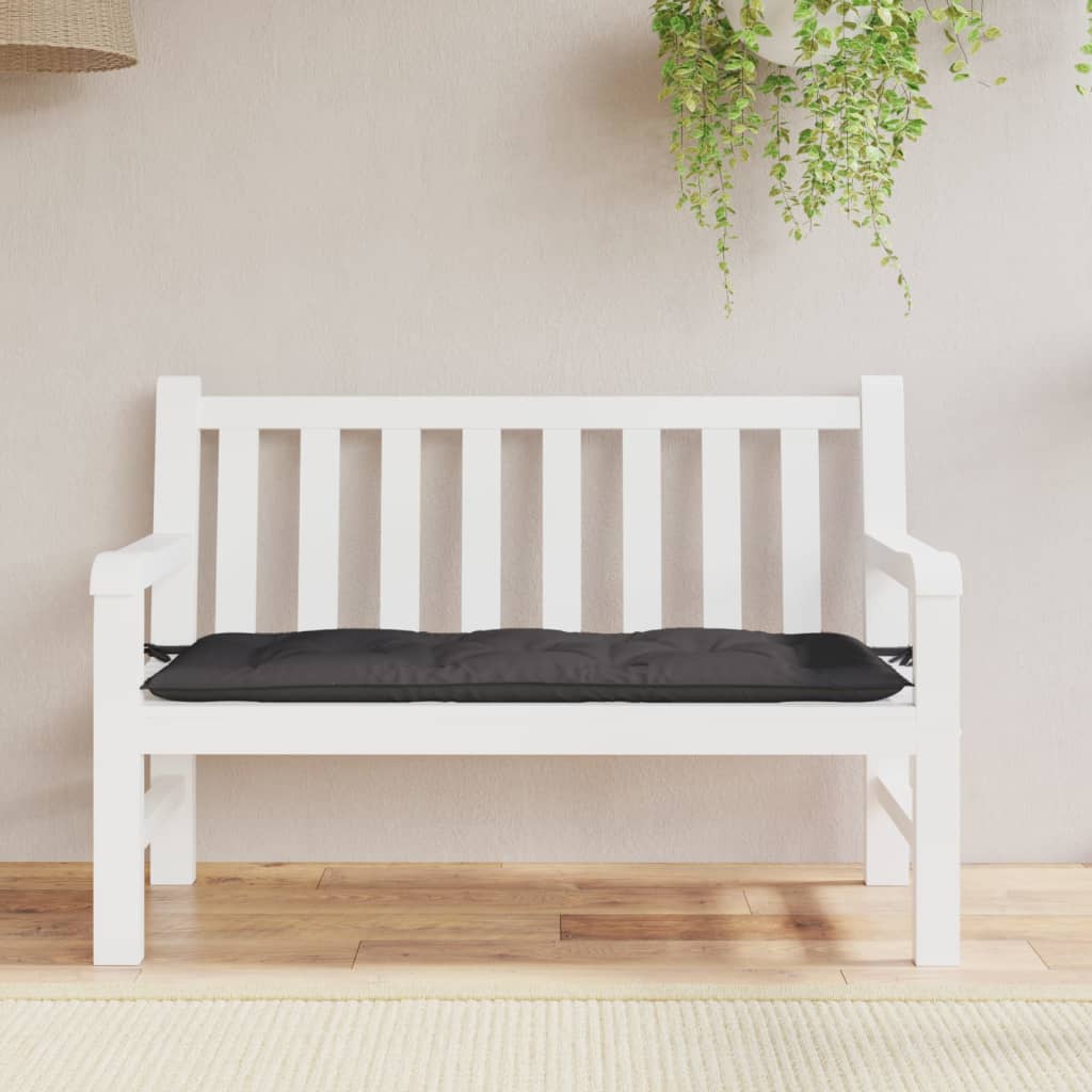 Vidaxl Garden Bench Kissen 120x50x7 cm Oxford Stoffanthrazit -gelöscht