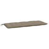 Vidaxl Garden Bench Poduszka 120x50x7 Cm Oxford Fabric Taupe