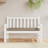 Vidaxl Garden Bench Poduszka 120x50x7 Cm Oxford Fabric Taupe