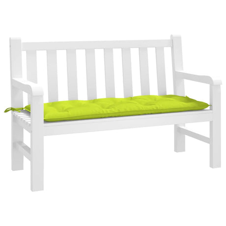 Vidaxl tuinbankkussen 120x50x7 cm oxford stof heldergroen