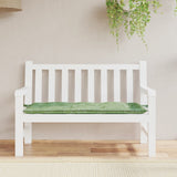 Vidaxl Garden Bench Cushion Leaf Mönster 120x50x7 cm Tyg