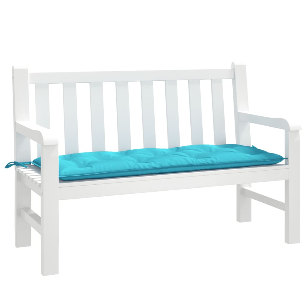 Vidaxl Garden bench cushion 120x50x7 cm Fabric Turquoise