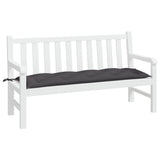 Vidaxl Garden Bench Cushion 150x50x7 CM Oxford Fabric Anthracite -färgad