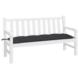 Vidaxl Garden Bench Cushion 150x50x7 cm Oxford tyg svart