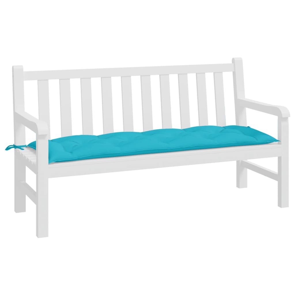 Bidaxl Garden Bench Cushion 150x50x7 cm Oxford tyg turkos