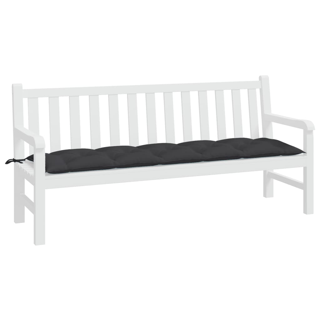 Vidaxl Garden bench cushion 180x50x7 cm Oxford fabric black