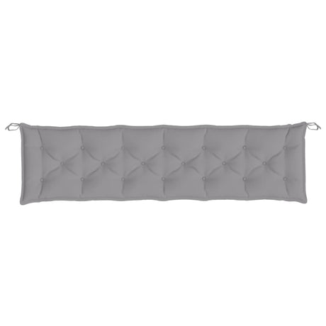 Vidaxl tuinbankkussen 200x50x7 cm oxford stof grijs