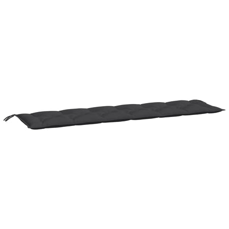 Vidaxl tuinbankkussen 200x50x7 cm stof zwart