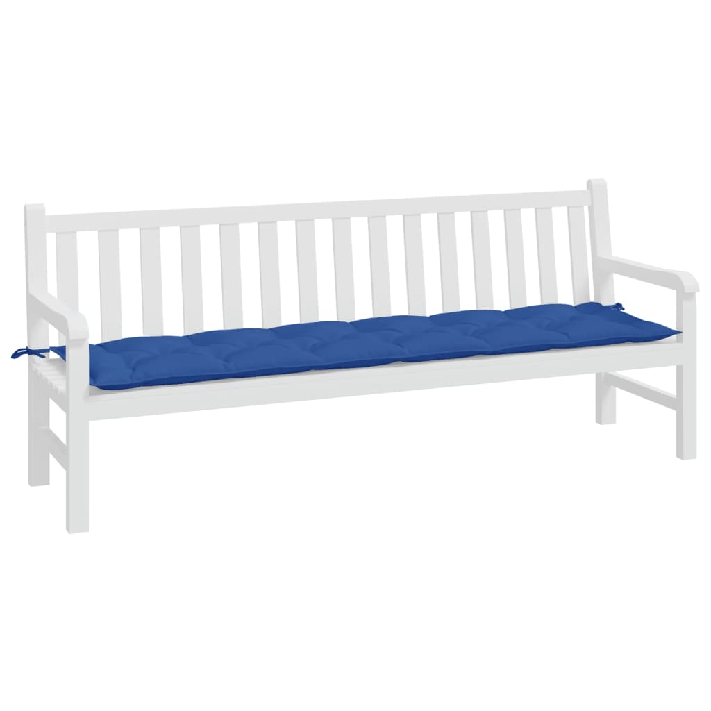 VIDAXL Garden Bench Blaža 200x50x7 cm Oxford tkanina kraljevska modra