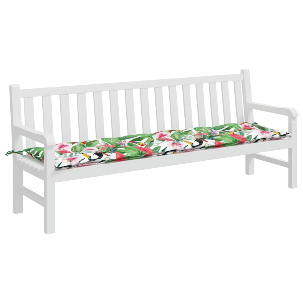 Vidaxl Garden Bench Cushion 200x50x7 cm Stoff Multi -Colored