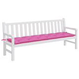 Vidaxl Garden Bench Kissen 200x50x7 cm Stoff rosa