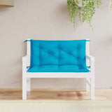 Vidaxl Garden Bench Poduszki 2 St 100x50x7 cm Oxford Fabric Light Blue