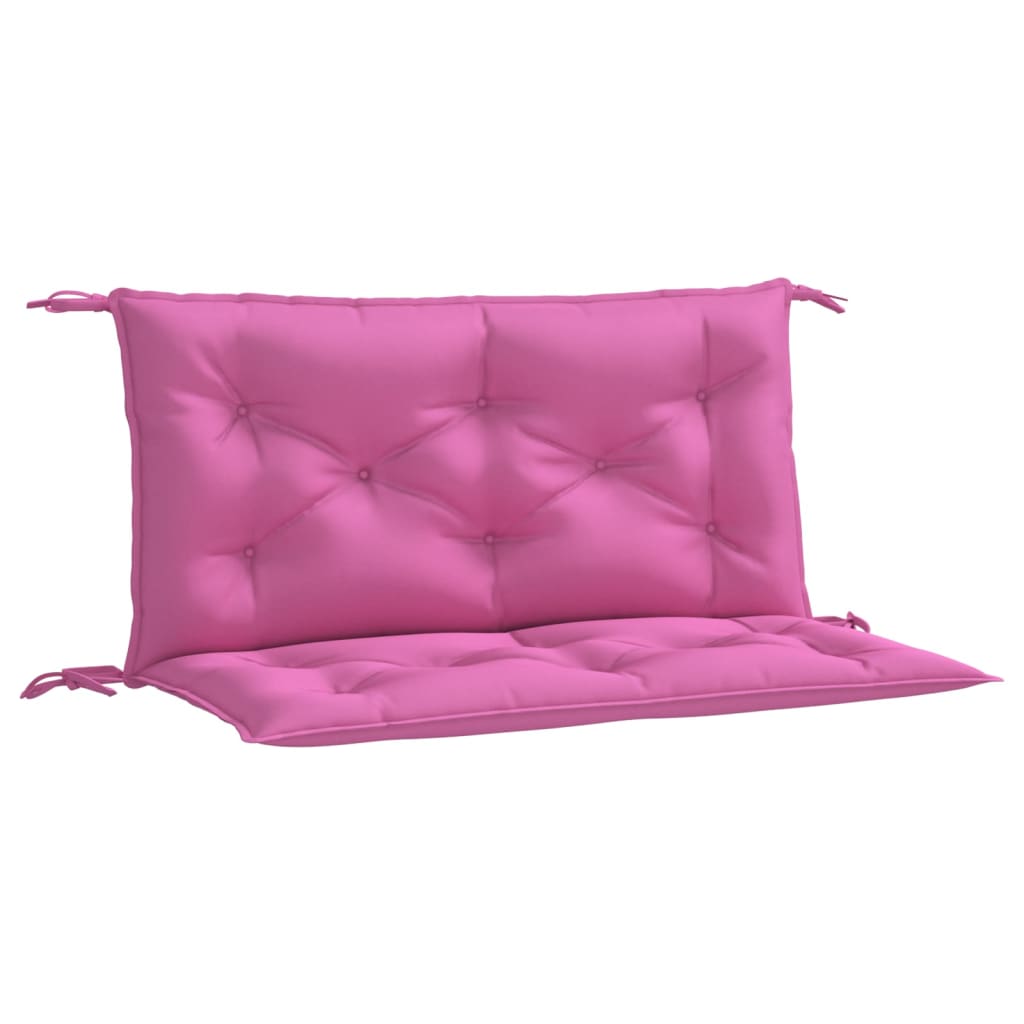 VidaXL Garden bench cushions 2 st 100x50x7 cm Fabric pink