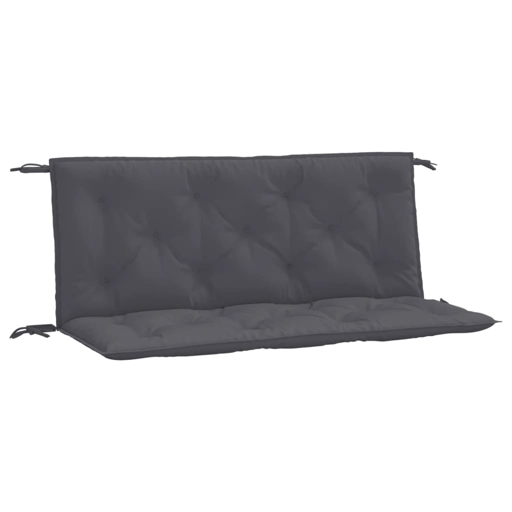 Vidaxl Garden bench cushions 2 pcs 120x50x7 cm Oxford fabric anthracite colored