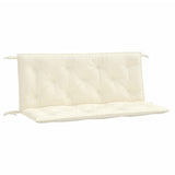 Vidaxl tuinbankkussens 2 st 120x50x7 cm oxford stof crèmewit