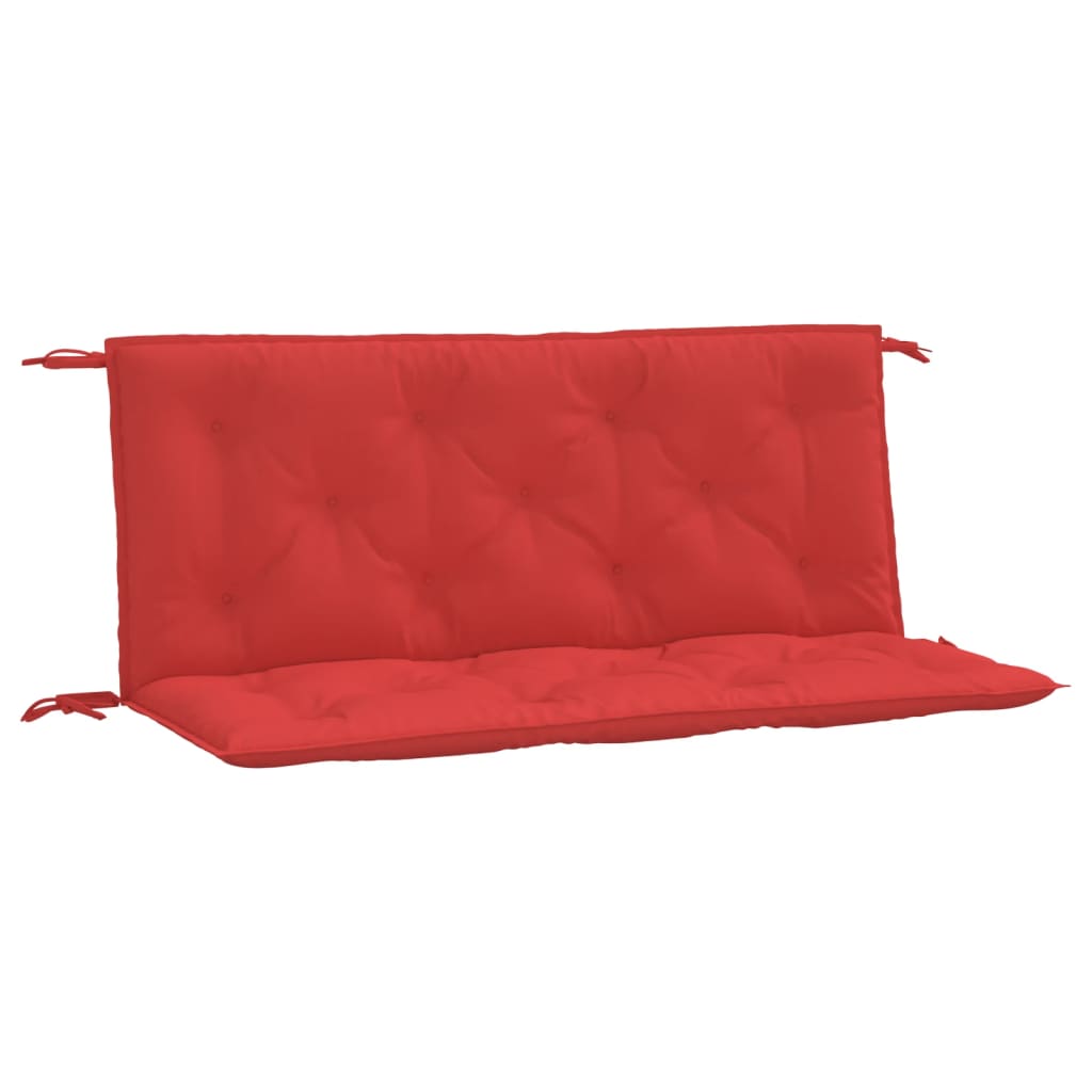 VIDAXL Garden Bench blazine 2 PCS 120x50x7 cm Oxford tkanina rdeča