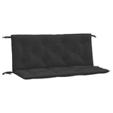 Vidaxl Gartenbank Kissen 2 Stcs 120x50x7 cm Oxford Stoff schwarz