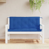 Vidaxl Garden Bench Puter 2 PCS 120x50x7 CM Oxford Fabric Blue