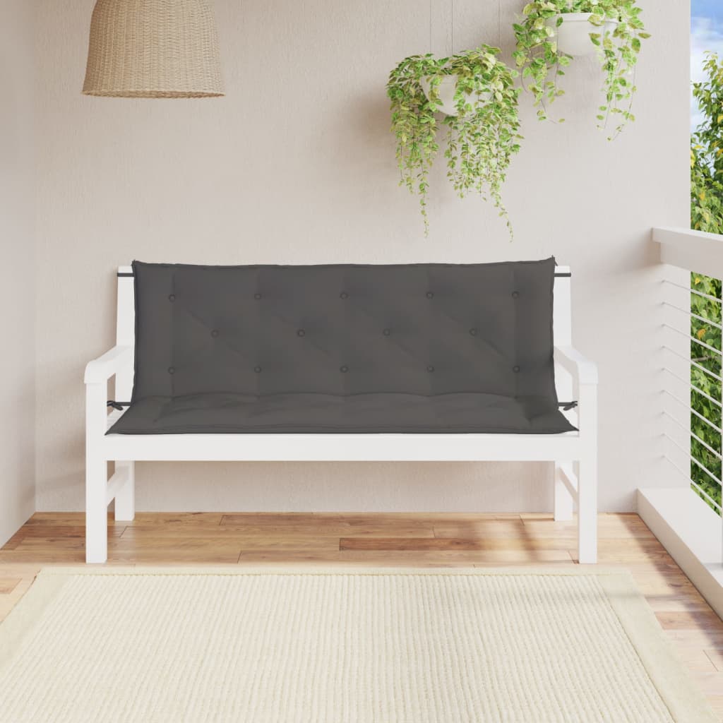 VIDAXL Garden Bench blazine 2 St 150x50x7 cm Oxford tkanina obarvana