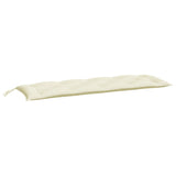 Vidaxl tuinbankkussens 2 st 150x50x7 cm oxford stof crèmewit