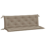 Vidaxl Garden Bench Poduszki 2 ST 150x50x7 CM Oxford Fabric Taupe