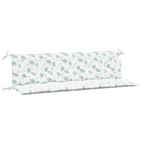 Vidaxl Garden bench cushions 2 St Oxford Fabric leaf pattern