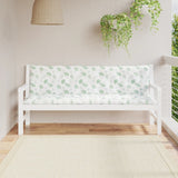 Vidaxl Garden bench cushions 2 St Oxford Fabric leaf pattern