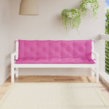 Vidaxl Garden Bench polštáře 2 St. Oxford tkanina růžová