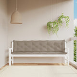 Vidaxl Garden Bench Cushions 2 ST 200x50x7 CM Oxford Fabric Taupe