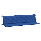 Vidaxl Garden Bench Cushions 2 ST 200x50x7 cm tessuto blu blu blu