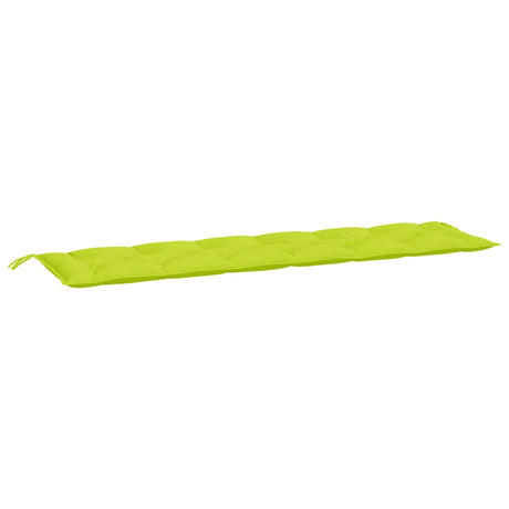 Vidaxl tuinbankkussens 2 st 200x50x7 cm oxford stof heldergroen