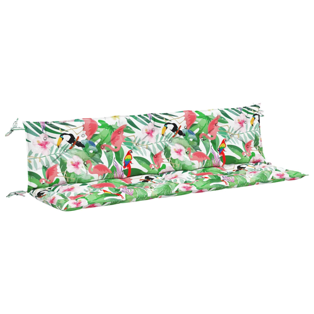 Vidaxl Garden Bench Cushions 2 ST 200x50x7 CM Fabric Multi -Colored