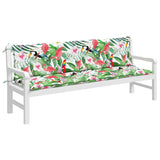 Vidaxl Garden Bench Cushions 2 ST 200x50x7 CM Fabric Multi -Colored