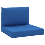 Vidaxl palletkussens 2 st oxford stof blauw