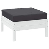 Vidaxl palletkussen 60x60x9,5 cm oxford stof antracietkleurig