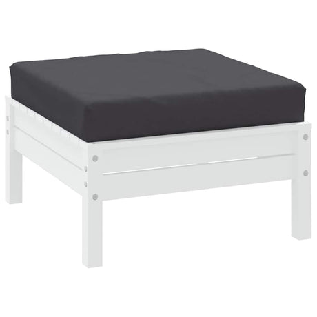 Vidaxl palletkussen 60x60x9,5 cm oxford stof antracietkleurig