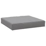 Vidaxl Pallet Cuscino 60x60x8 cm tessuto oxford grigio