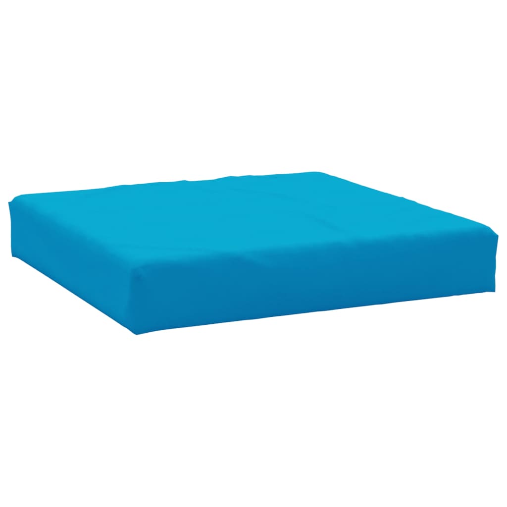 Vidaxl Pallet Cuscino 60x60x8 cm tessuto oxford azzurro