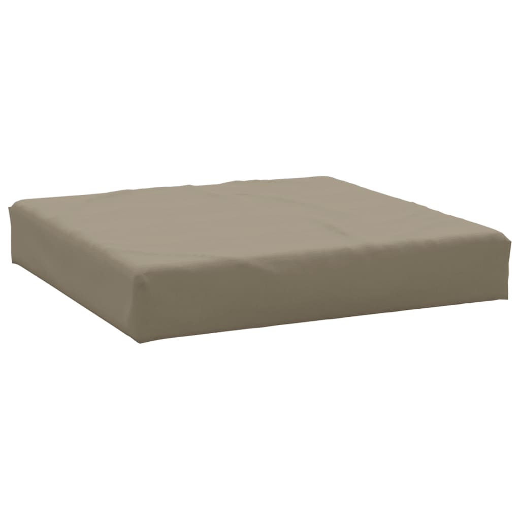 Coussin de palette vidaxl 60x60x8 cm oxford tissu taupe