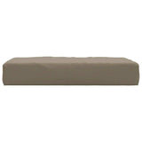 Vidaxl palletkussen 60x60x9,5 cm oxford stof taupe