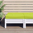 Vidaxl palletkussen 60x60x9,5 cm oxford stof felgroen