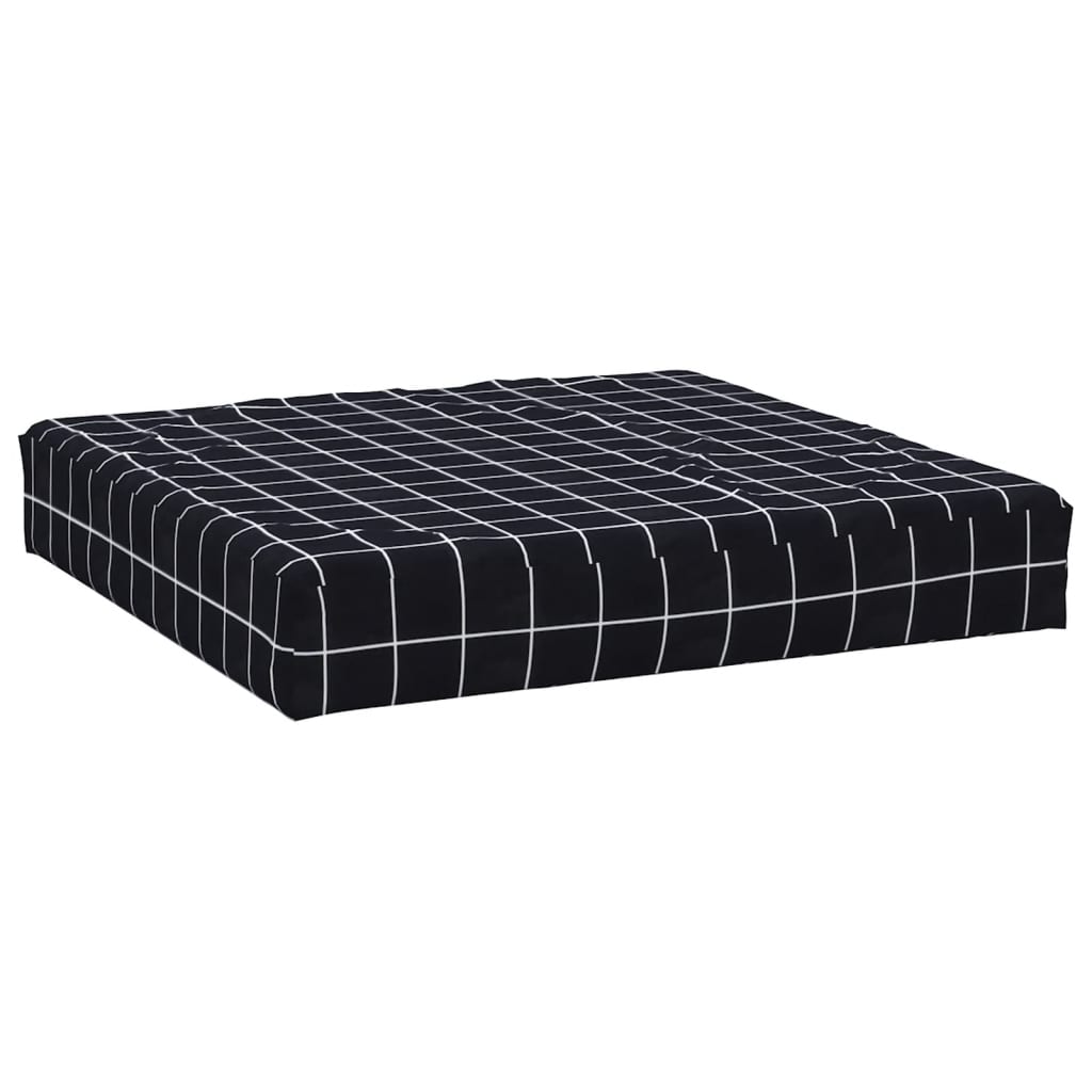 Vidaxl Palle Pushion Kontrolleret 60x60x8 cm Oxford stof sort