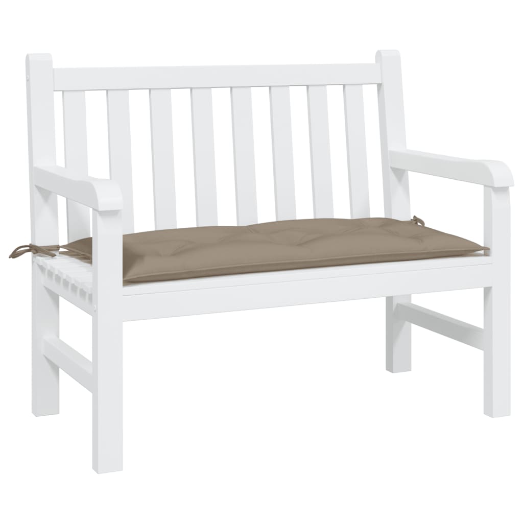 Vidaxl Garden Bench polštář 110x50x7 cm oxford tkanina taupe