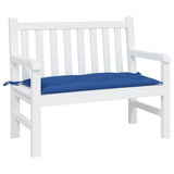 Vidaxl tuinbankkussen 110x50x7 cm stof blauw